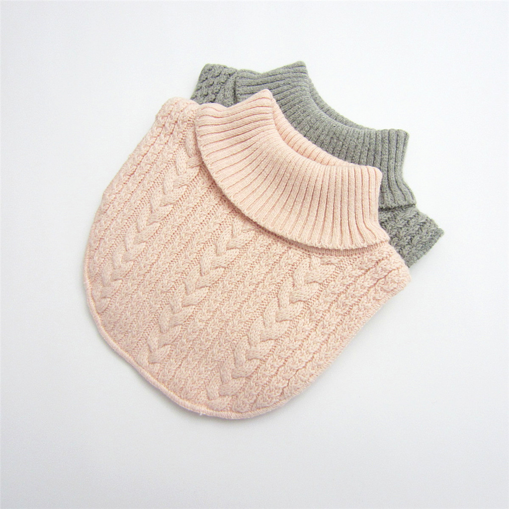 Fashion Children's Pullover Warm High-neck Knitted Scarf