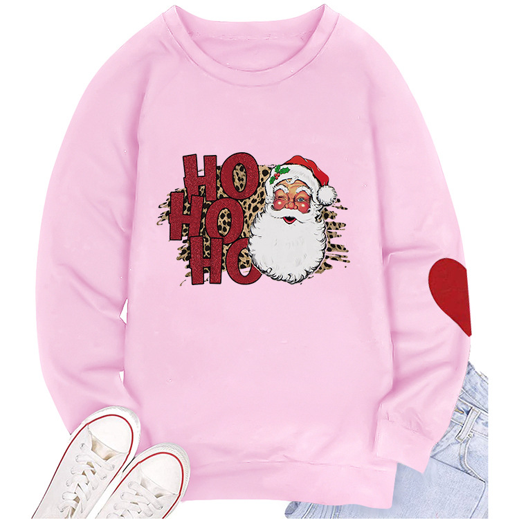 Title 13, Santa Print Crew Neck Sweatshirt