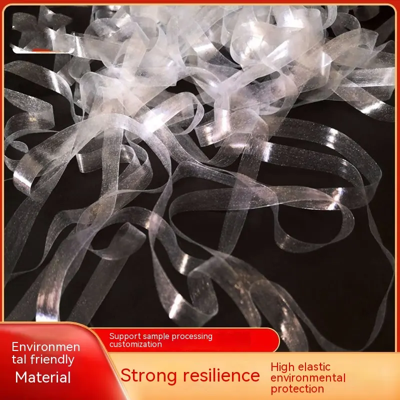 Transparent Elastic Band TPU High Straight Easy