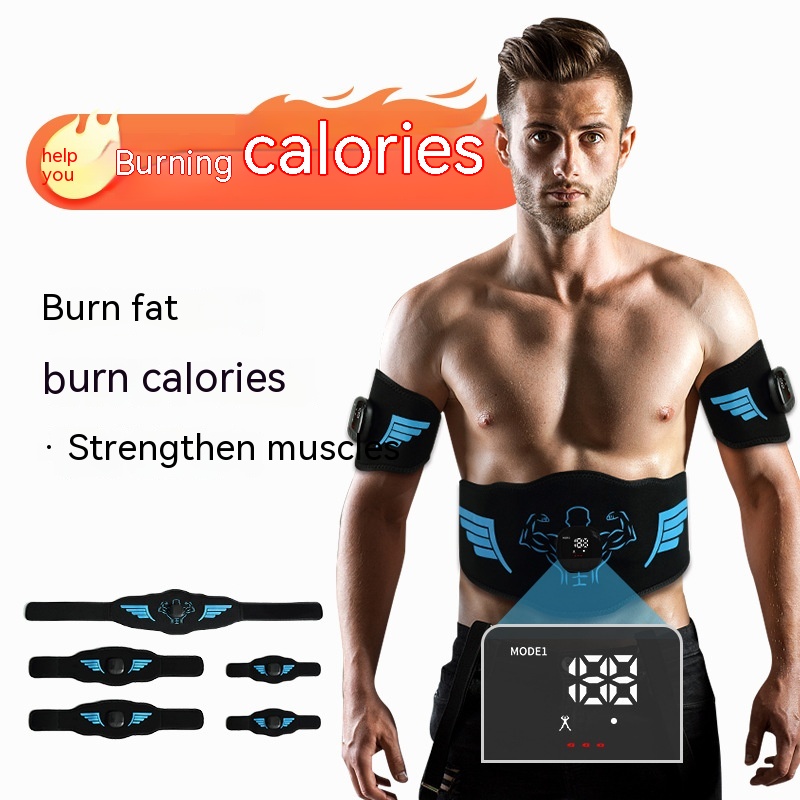 Title 5, Metal Sheet EMS Abdominal Stickers Belt Fitness...