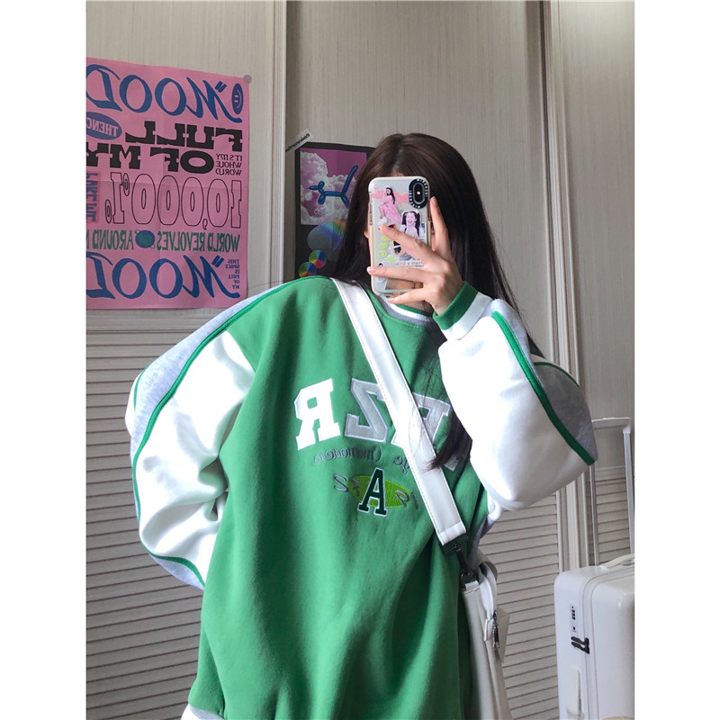 Women's New Hoodie Plus Velvet Thickening Loose Lazy Style