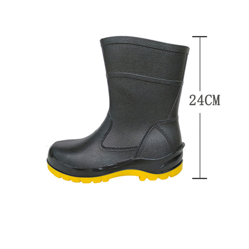 Title 6, Bottes de pluie de protection du travail pour h...