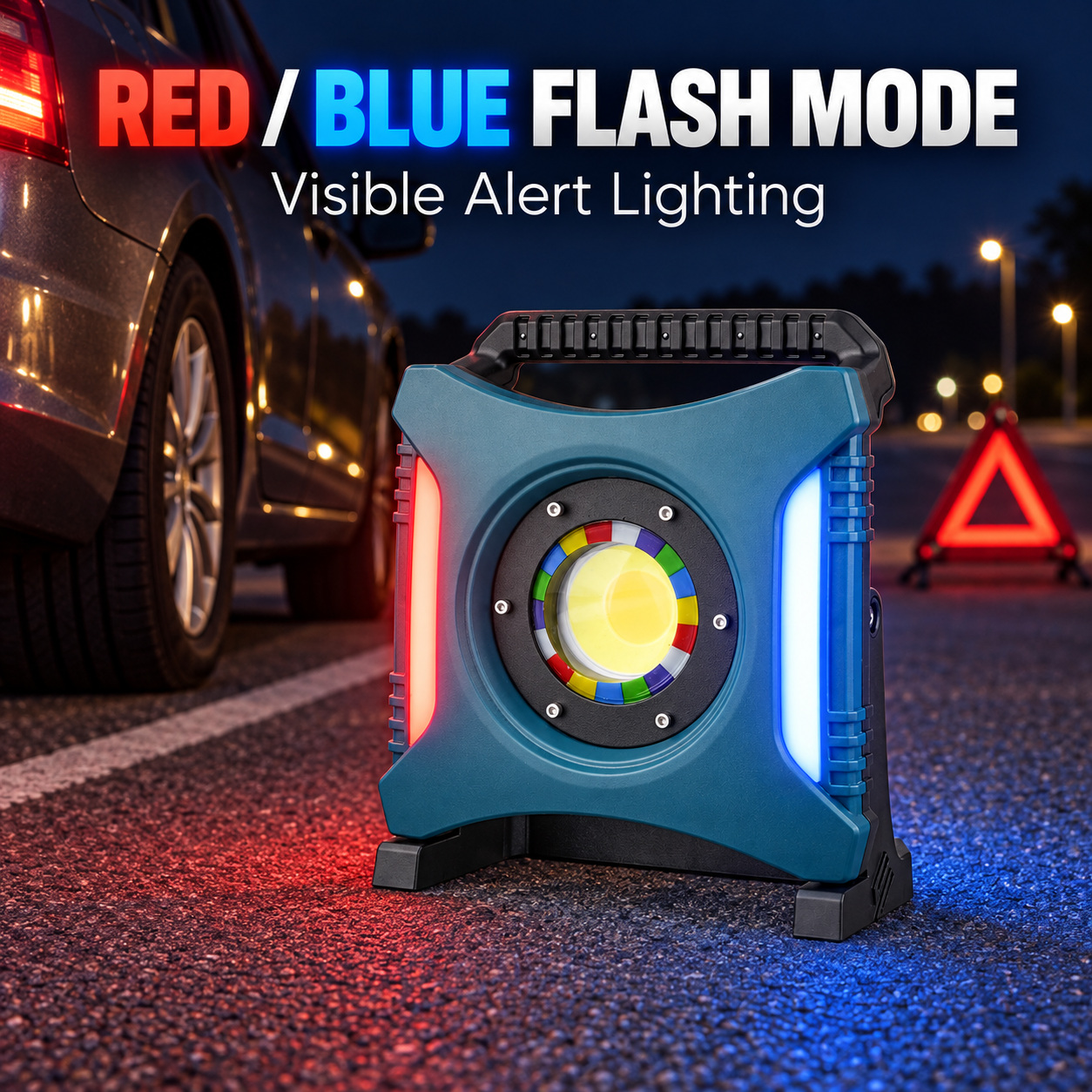 Rechargeable Type C COB Batteryversion 18650 W8144 1 3 Hour Runtime LED Flood Light Adjustable
