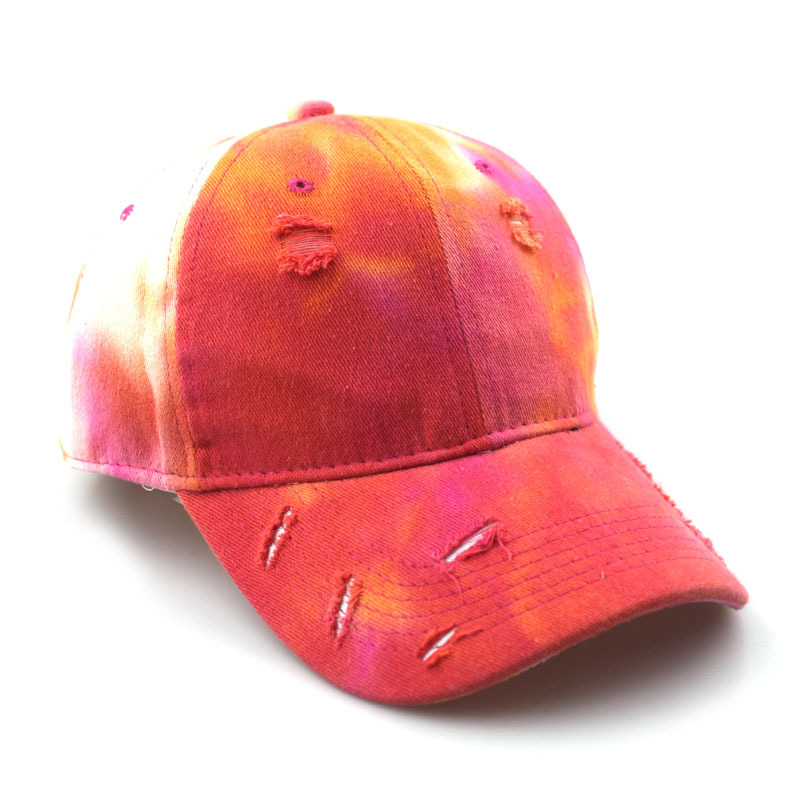 Title 11, Casquette de baseball tie-dye à trous colorés d...