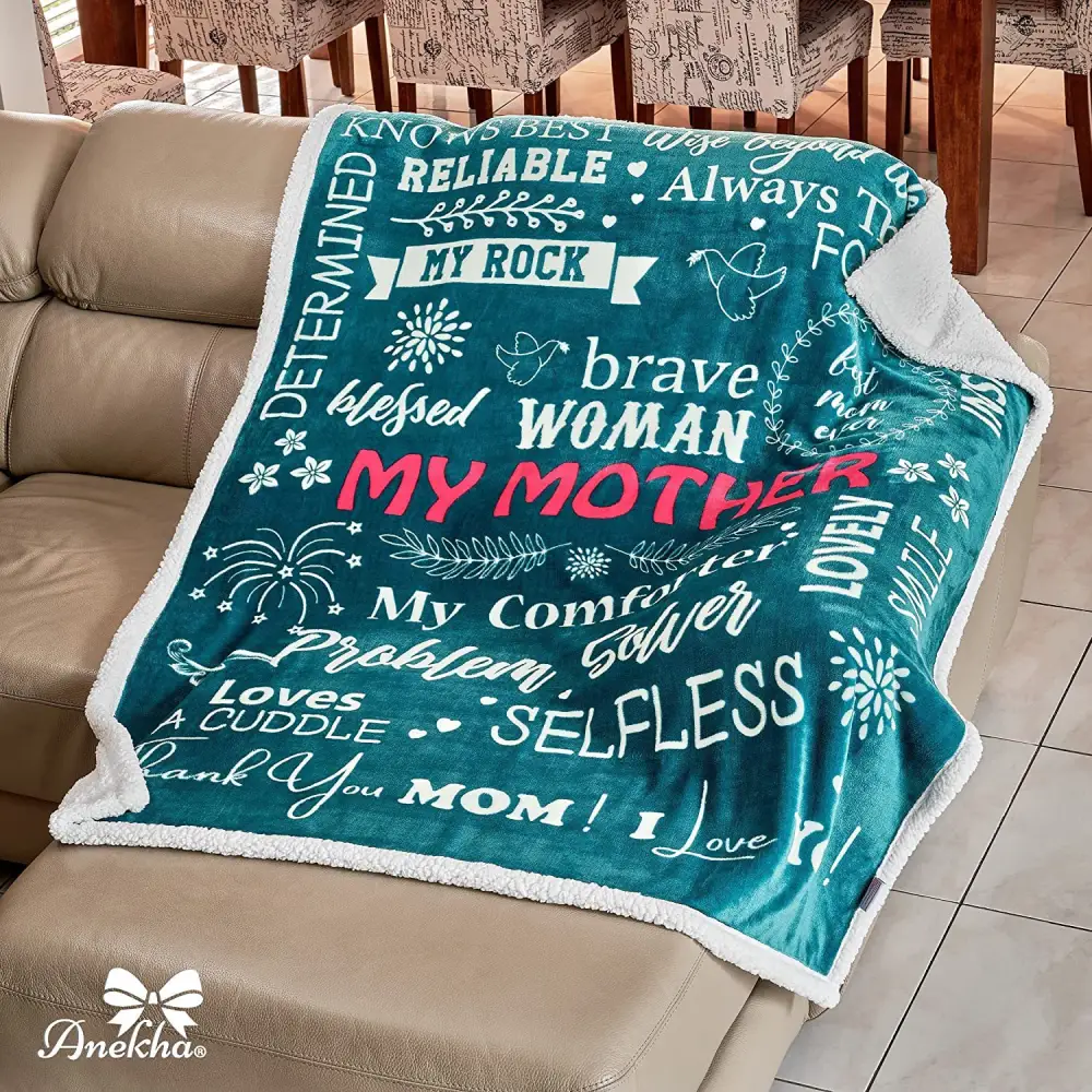 Mother's Day Gift Blanket Lambswool Quilt Winter Thickened Nap