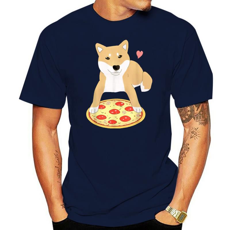 Title 1, T-Shirt Pizza Shiba Inu Dog Heart pour les amou...