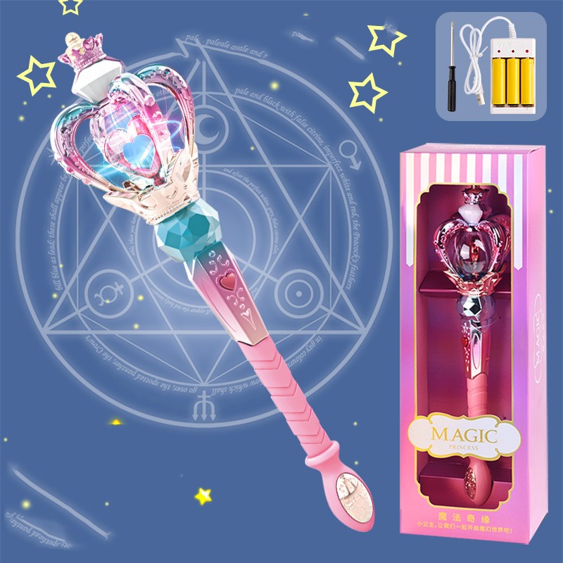 Plus Crown Crystal Scepter