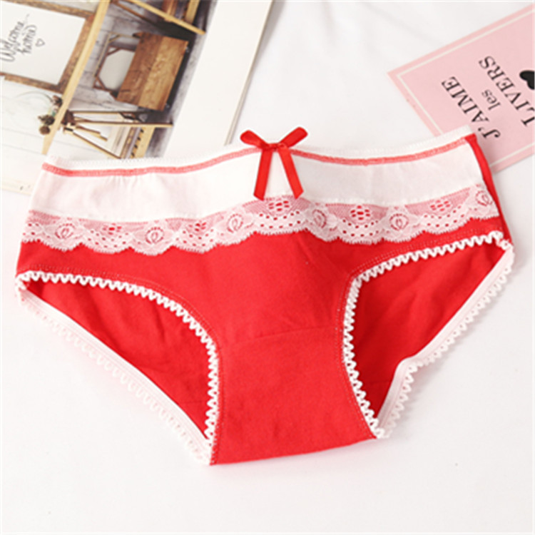 Title 13, Candy Color Cotton Ladies Cute Bow Panties