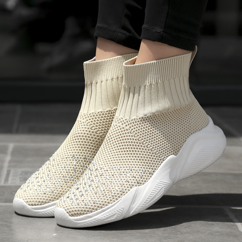 Ladies Flat Lightweight Sneakers Old Beijing Cloth Shoes