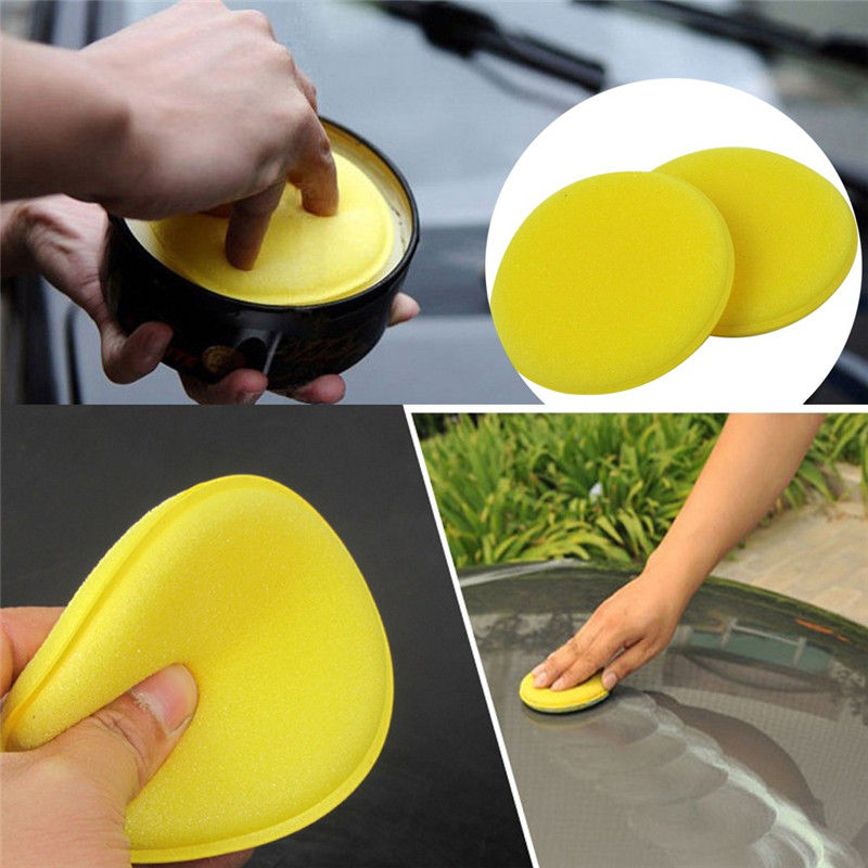 Compressed Round Waxing Sponge 12 Packs