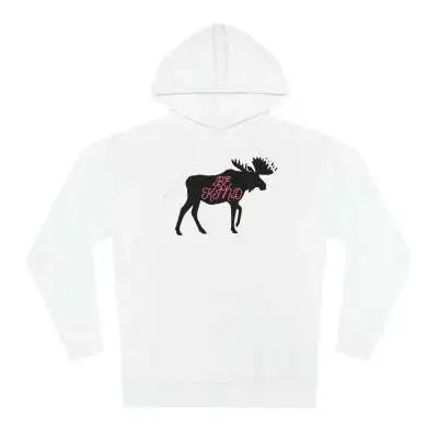 Korean Style Loose Hooded Pullover Women's Cute Printed Long Sleeve Idle Style - White
