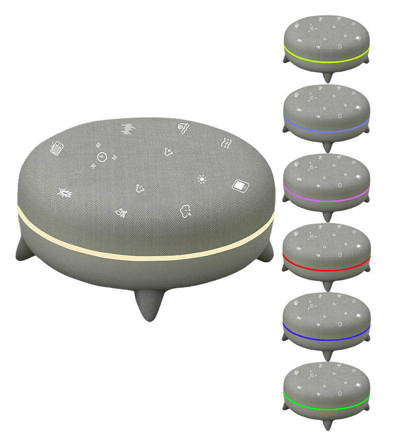 Multi Mode White Noise Sleep Sound RGB Lights Bluetooth - Image 3