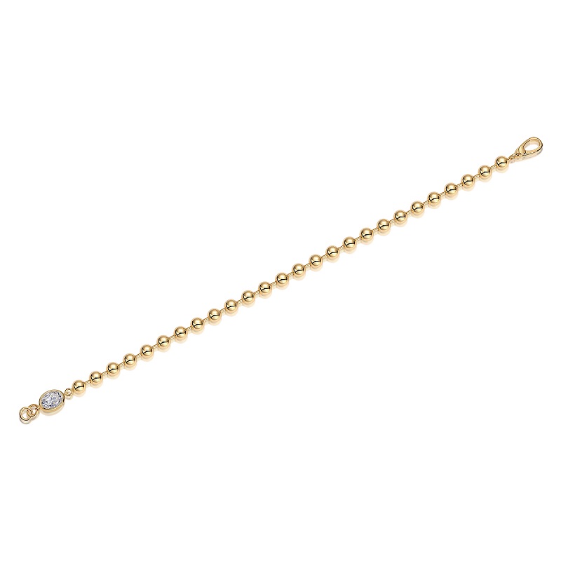 Set With Top-quality Moissanite, This Luxurious And Fashionable Light Luxury Trend Jewelry Silver Bracelet Is S925 Silver-plated With Gold