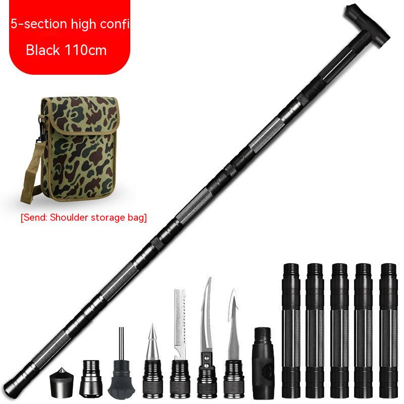 Outdoor Multifunctional Self-defense Stick Alpenstock