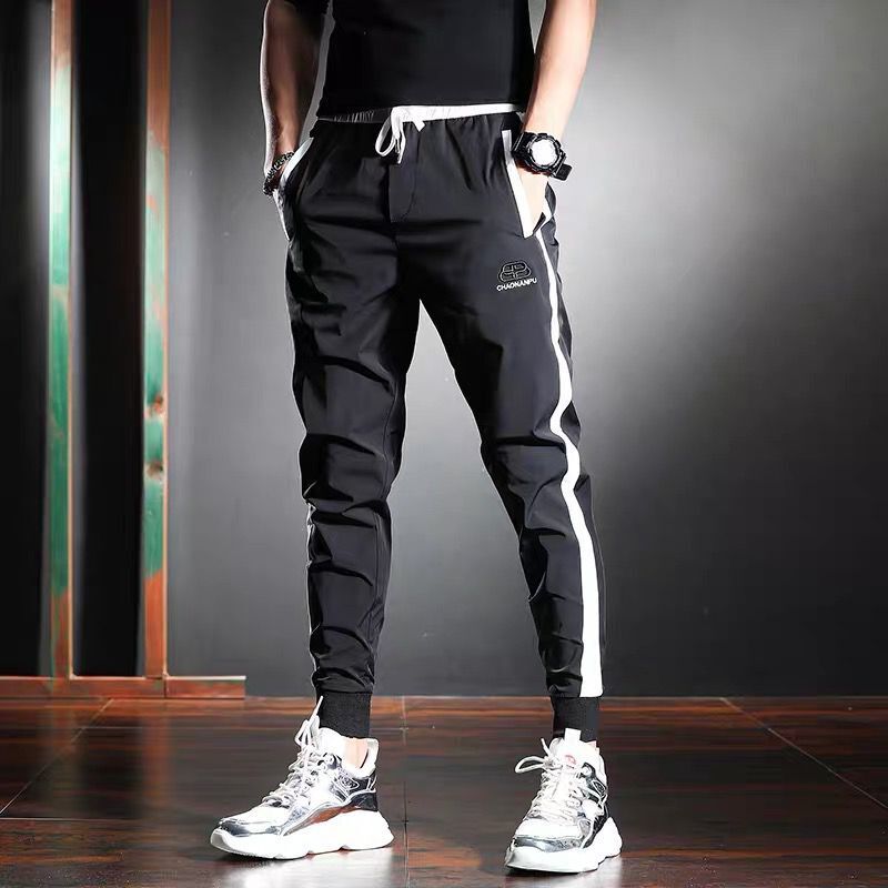 Title 1, Polyester Herren Harem Jogginghose mit Kordel a...