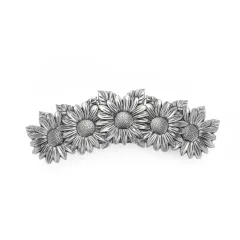Girl Hair Back Head Scratching Clip Hair Accessories - B Ancient Silver - View 1