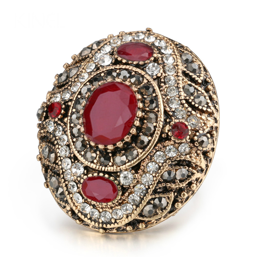Vintage Big Name Ring Bohemian Style
