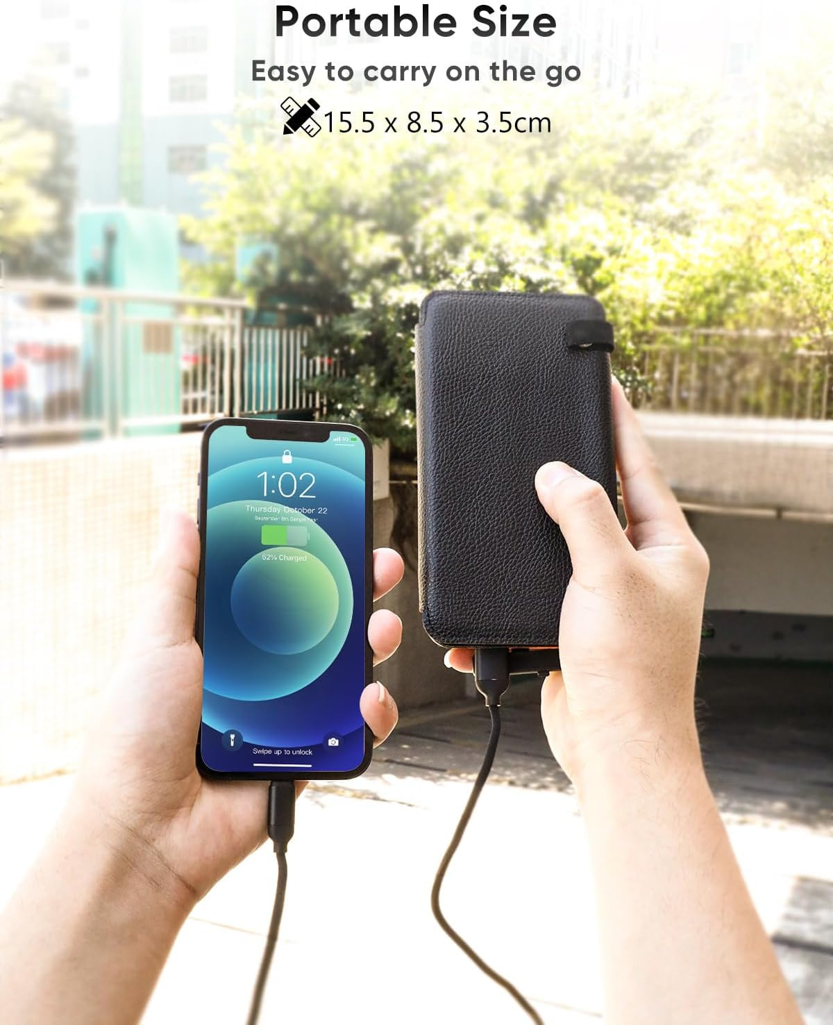 1O000000mAh Solar Power Bank Waterproof 2USB LED Battery Charger For Cell Phone — foto 23
