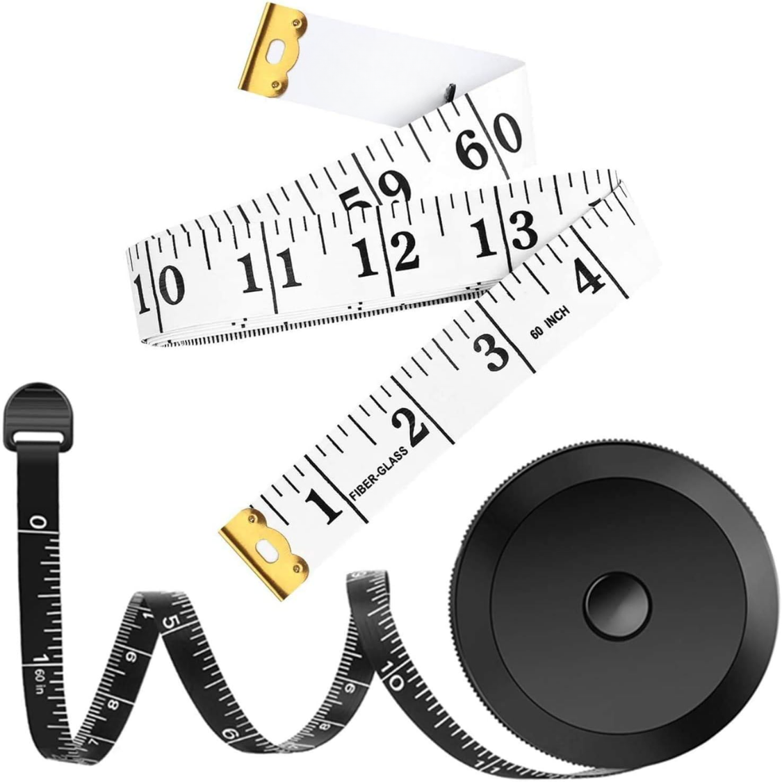 2 Pack Tape Measure Measuring Tape For Body Fabric Sewing product image