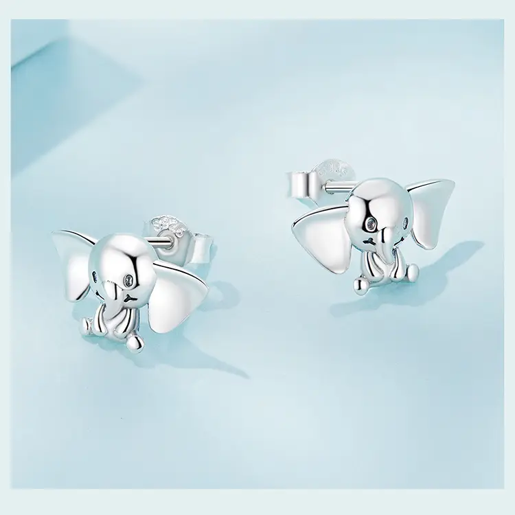 S925 Sterling Silver Dachshund Earrings