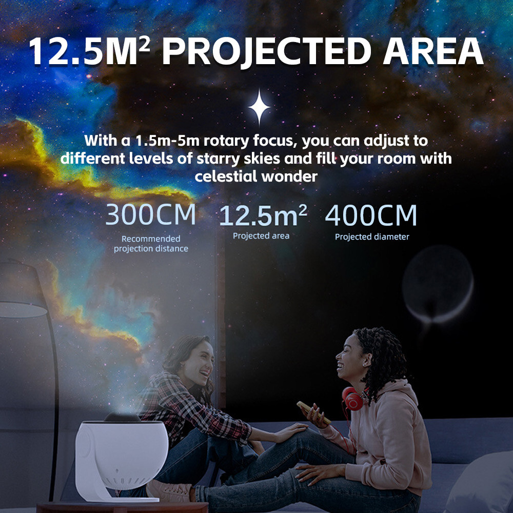 Projecteur de ciel étoilé galaxie 13 en 1, veilleuse LED rotative – Image 9