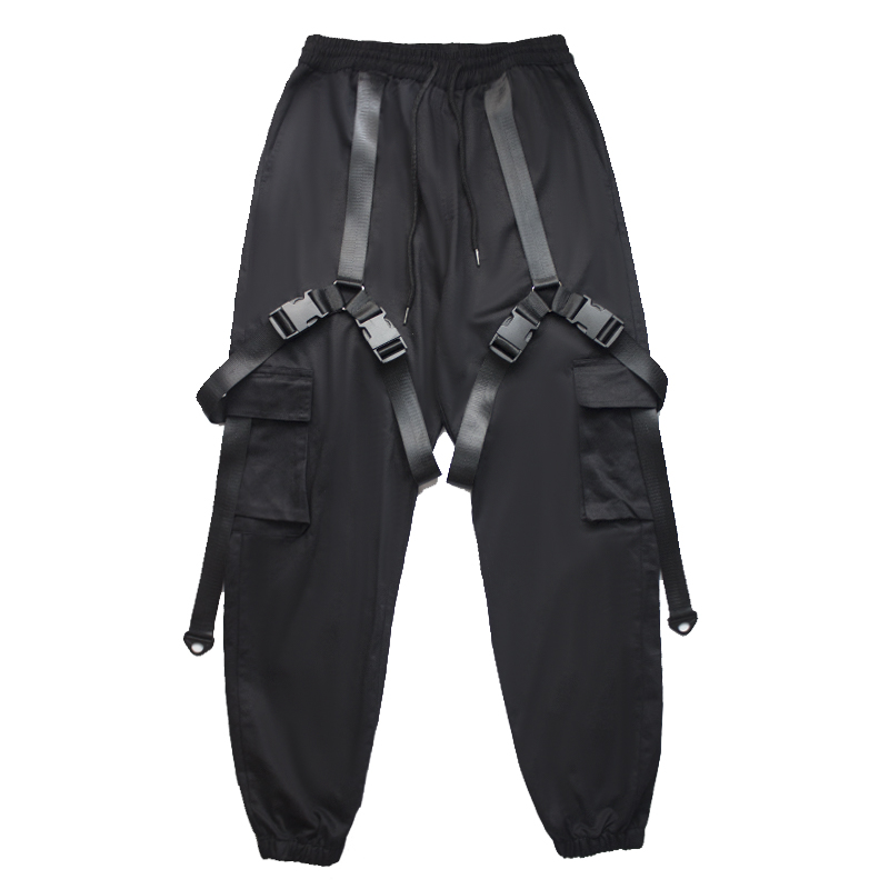 Title 3, Mens Loose Casual Function Streamer Pants Comf...