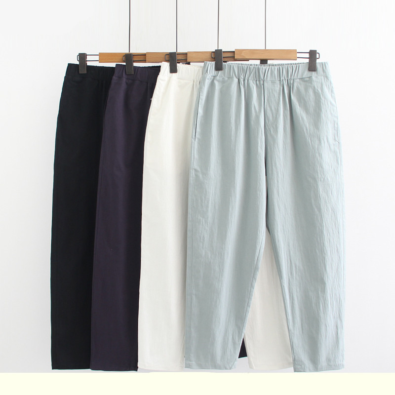 Title 2, Pantaloni elasticizzati da donna taglie forti i...