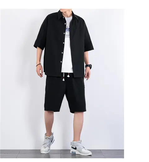 Short Sleeve Shorts Suit Sports Two-piece