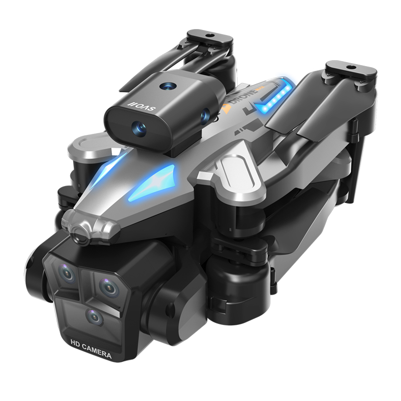 C10 Black - Triple Camera - Dual Electric Drone-BLACK