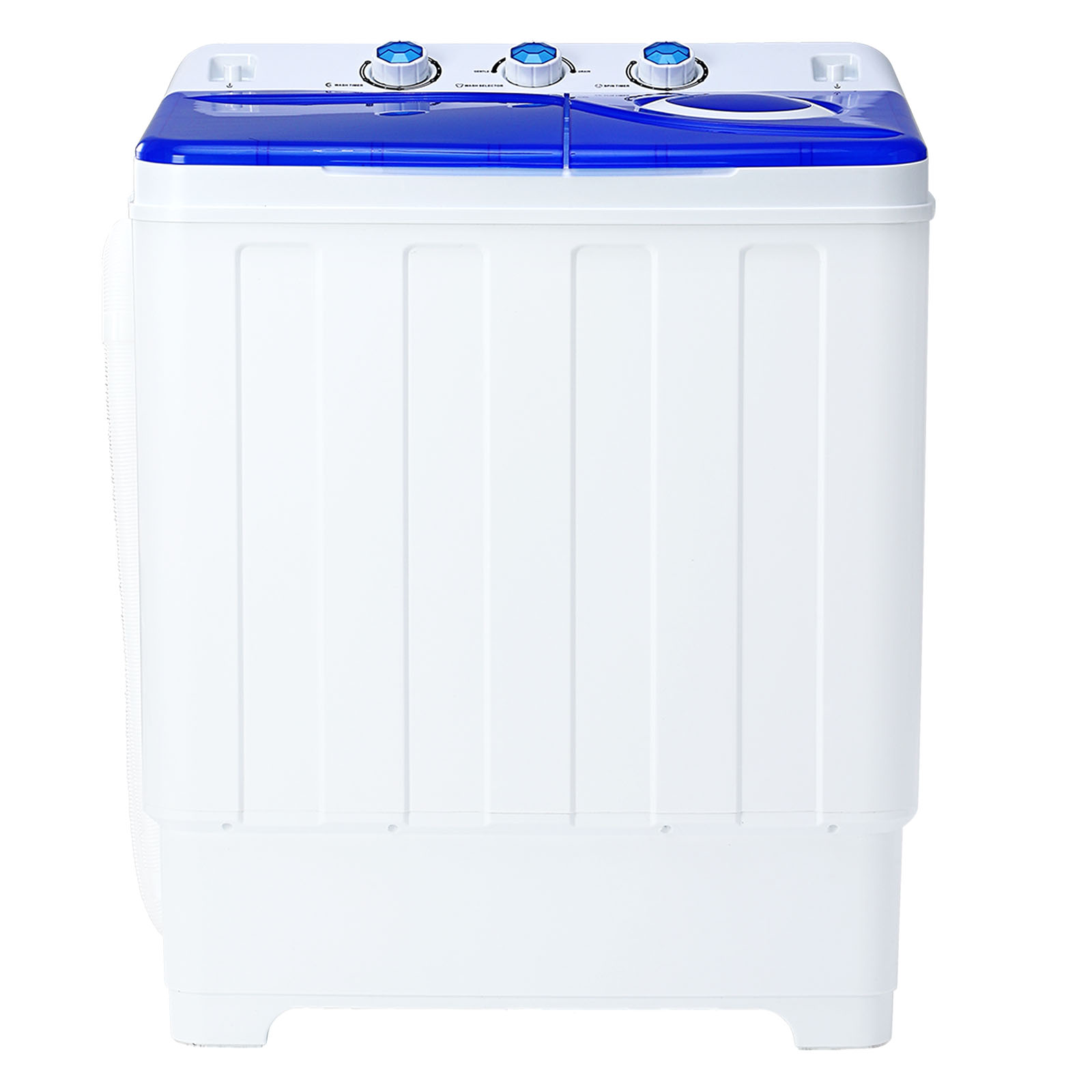 28lbs Portable Washing Machine With 18lbs Wash And 10lbs Spin, Twin Tub Washer Compact Machine With Drain Pump, Mini Portable Washer For Home, Camping, RVs, And Small Spaces, Blue