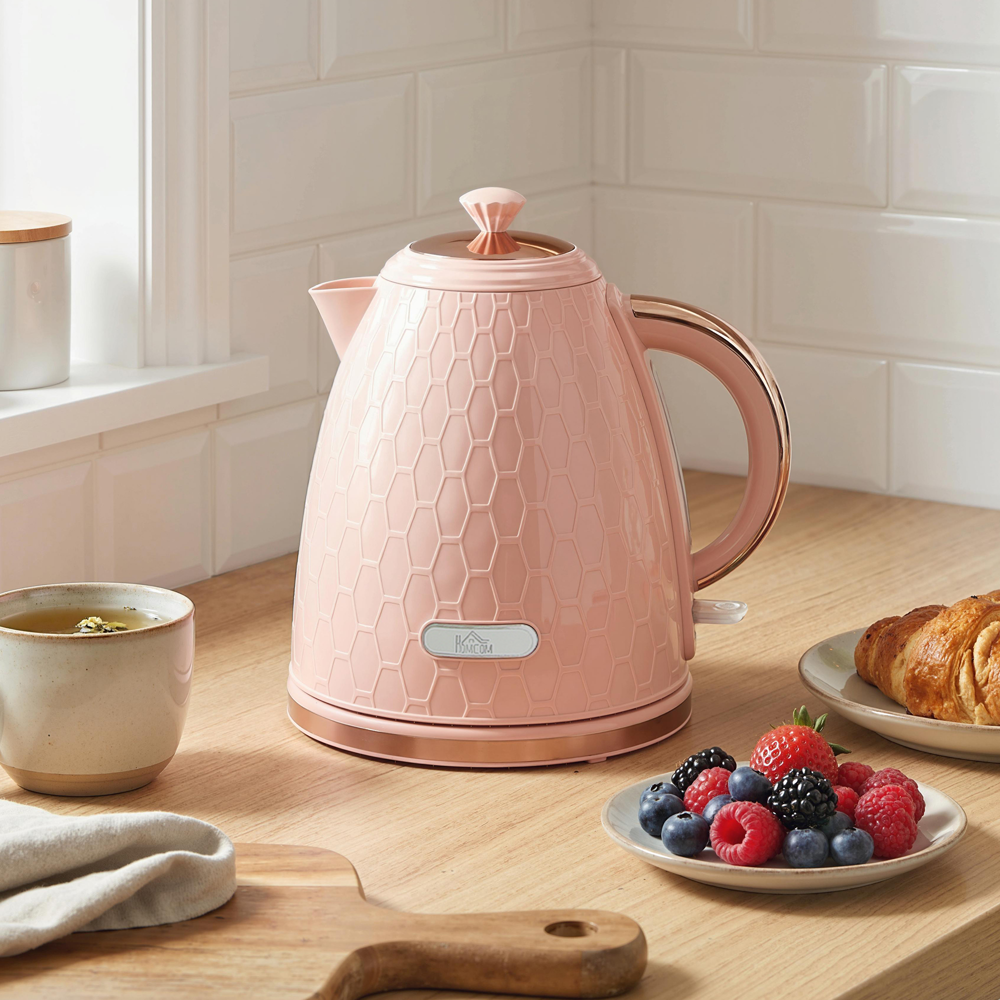 3 KW Fast Boiling Honeycomb Kettle - Light Pink — image 9