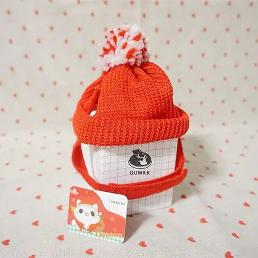 Red Festive Sweater Hat Christmas New Year Series Wool Cap - Shop at LoveMi
