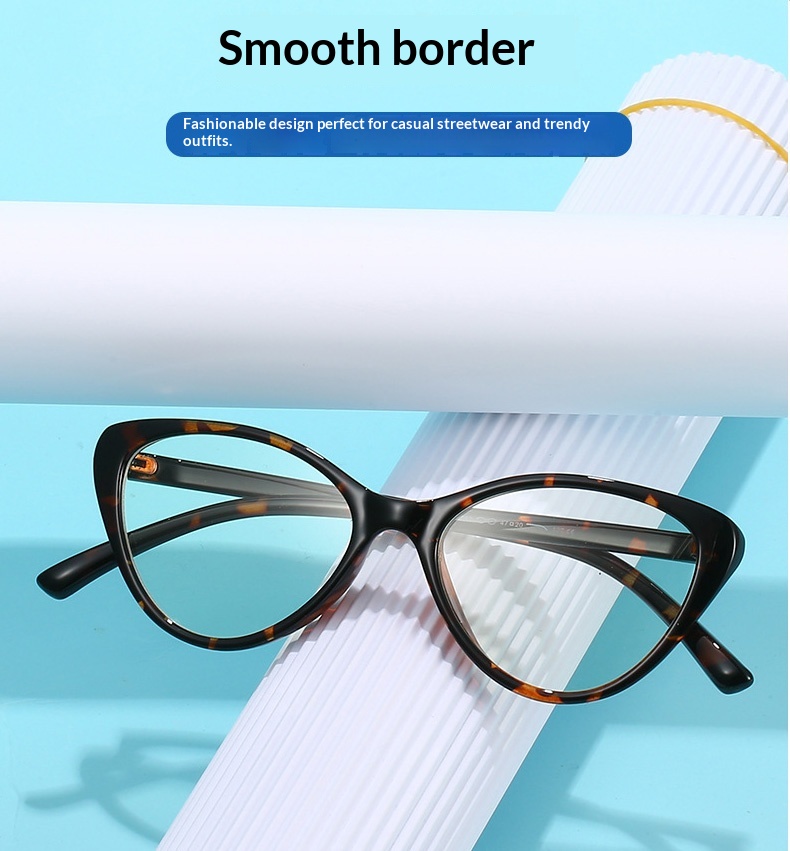 Lijia Fashion Cat Glasses Anti Blue Light Glasses Zhao Liying Same Style Goggles 9063