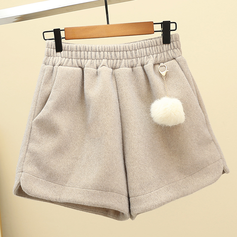 Women's Versatile Loose Thick Warm Wide-leg Pants