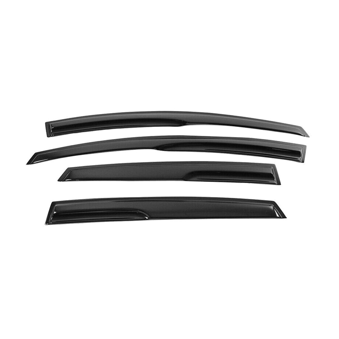 Fiesta Hatchback Mugen Style Acrylic Window Visors 4Pc Set 4