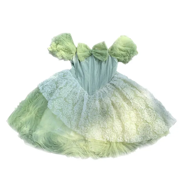 Fairy Cute Stitching National Style Beautiful Girl Big Skirt Bow Fairy Skirt - Shop at LoveMi
