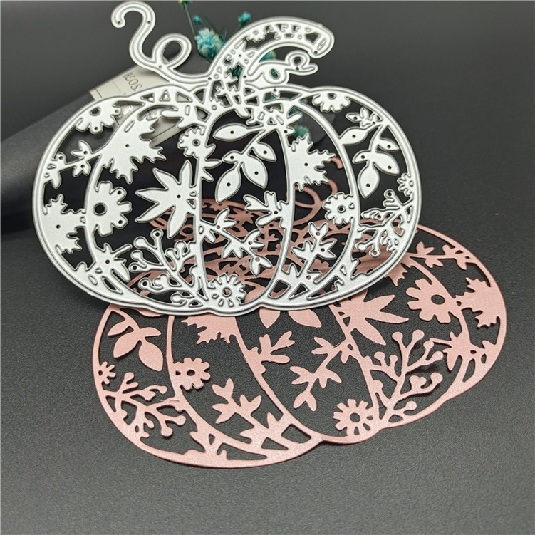 Pumpkin Metal Embossing Carbon Steel Knife Mold Manual Cutting Paper Mold Custom Etching Cutting — foto 2
