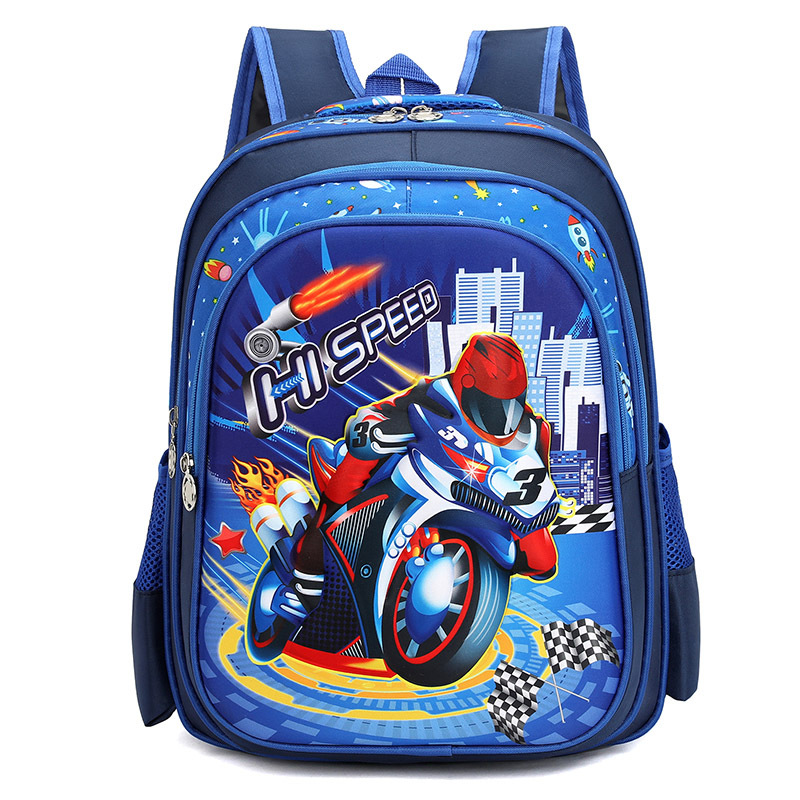 Title 7, Childrens Cartoon Backpack Car Kindergarten Li...