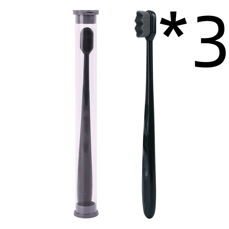 Black hair black handle3PCS