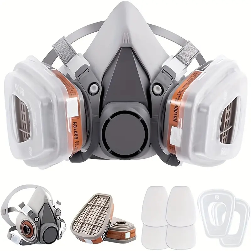 Title 2, 6200 Gas Mask Gas Proof Half Face Mask Series C...