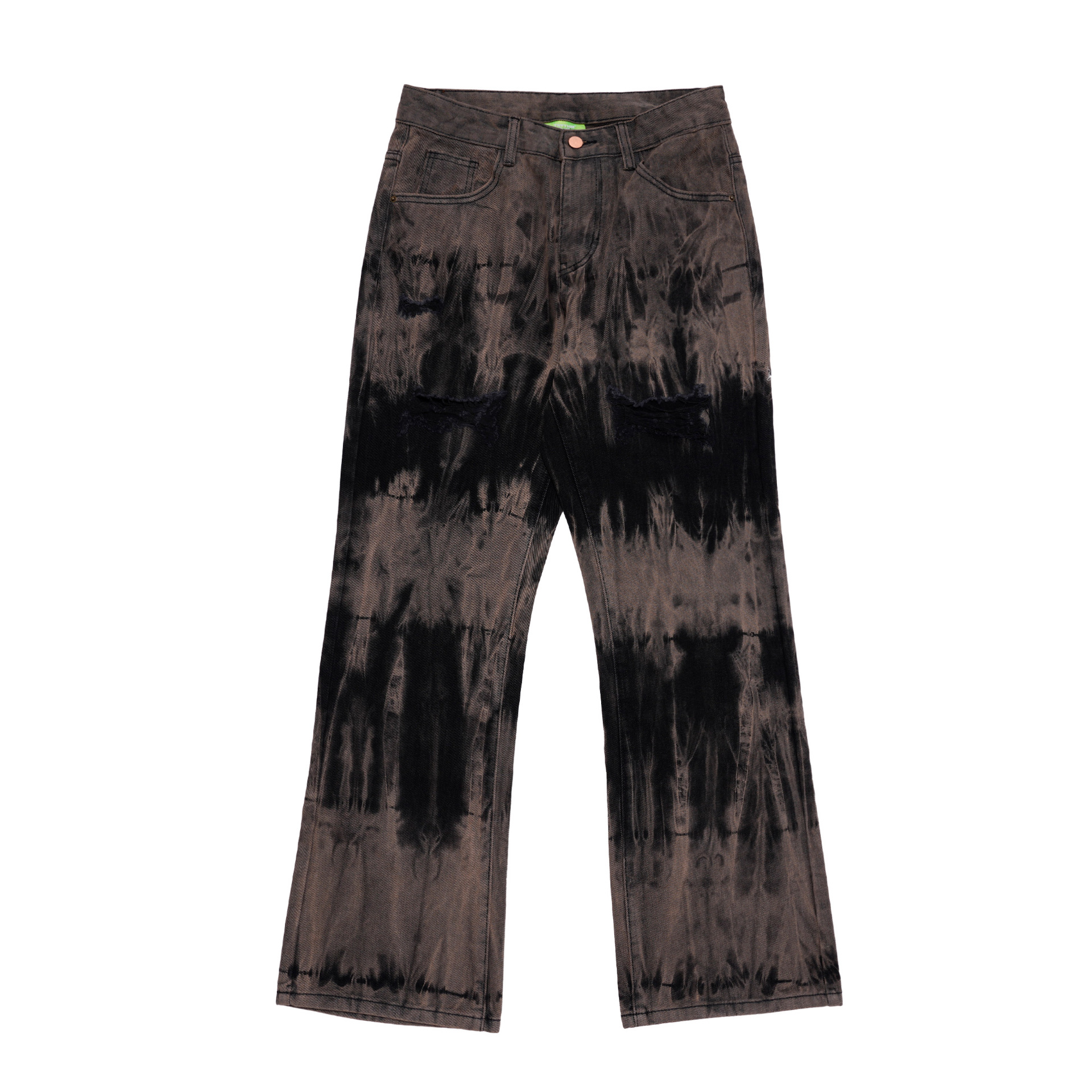 Title 7, American Fashion Street Jeans mit Tie-dye-Desig...