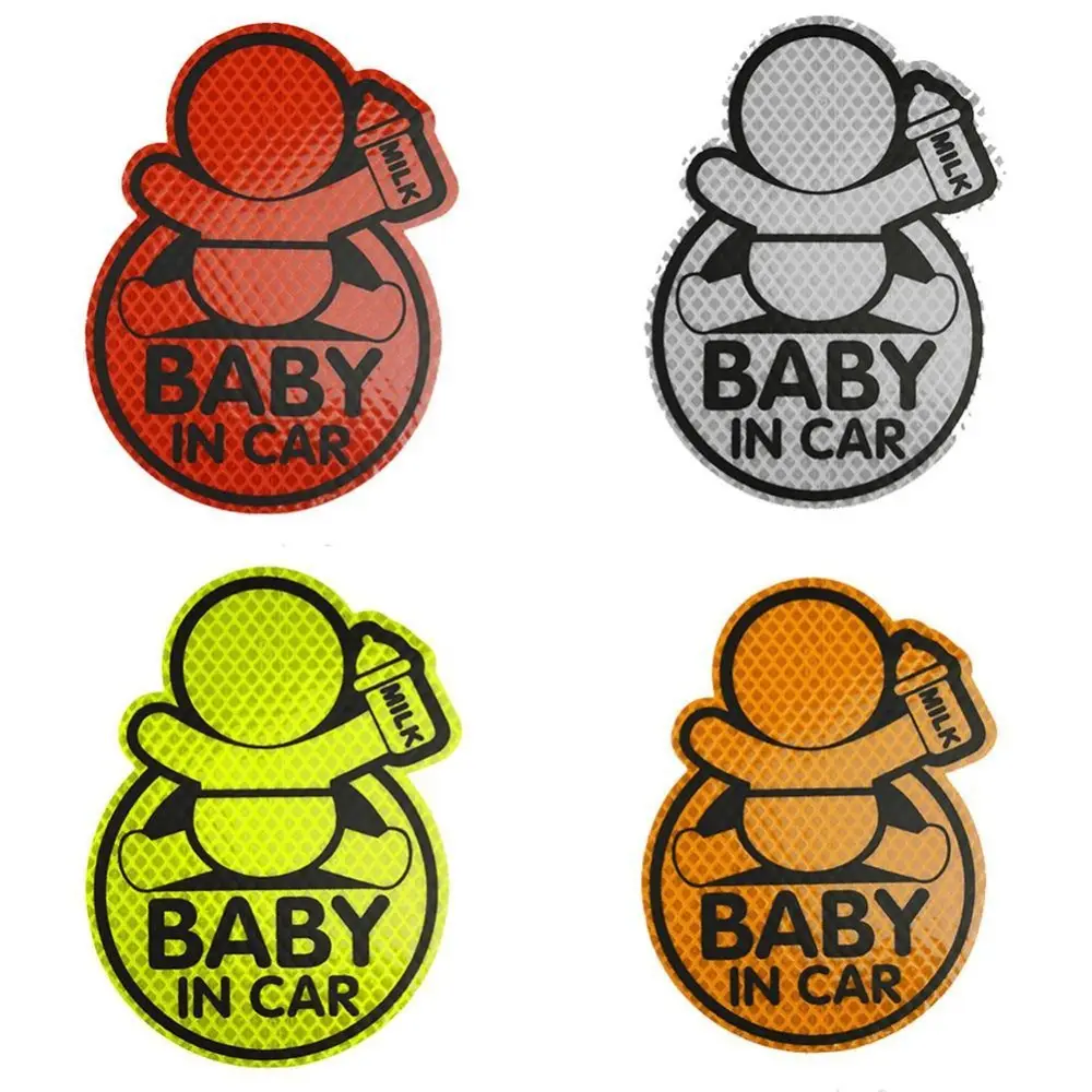 Car Reflective Stickers Baby In Warning