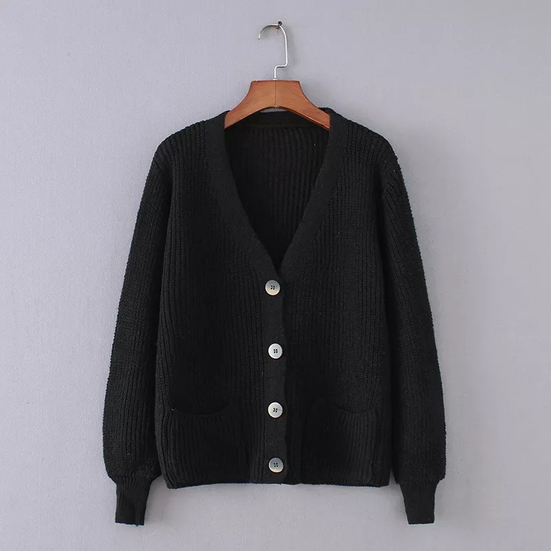 Title 2, Cappotto maglione sciolto cardigan da donna aut...