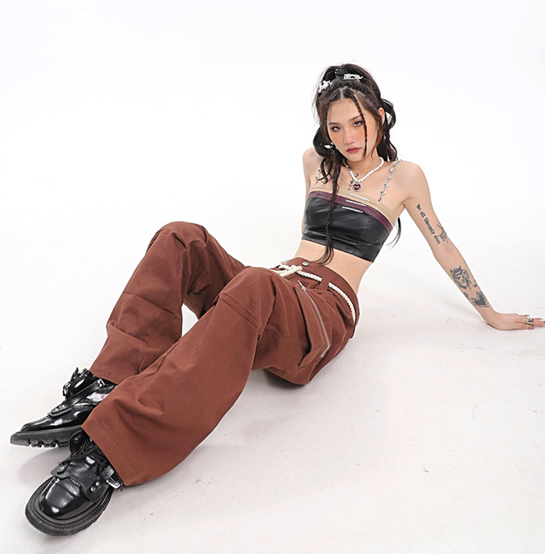 High Waist Loose Casual Pants