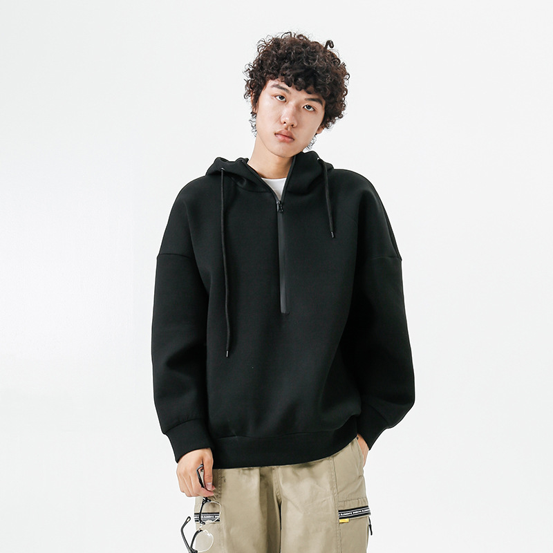 Retro Casual Pullover Hooded Space Cotton Sweatshirt