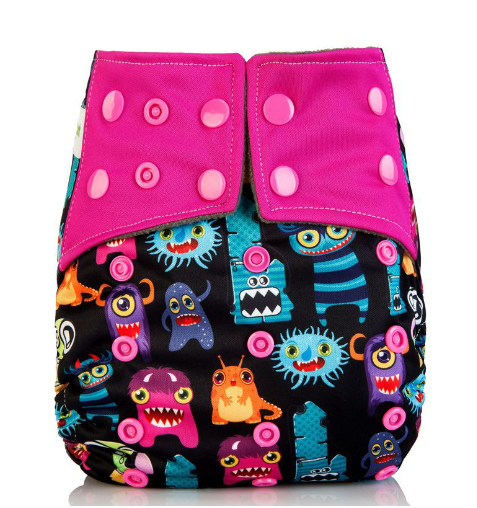Baby washable leak-proof bamboo charcoal pocket cloth diapers — foto 6