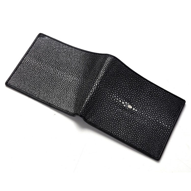 Pearl Fishskin Short Grinding Beads With Cowhide Wallet — foto 12