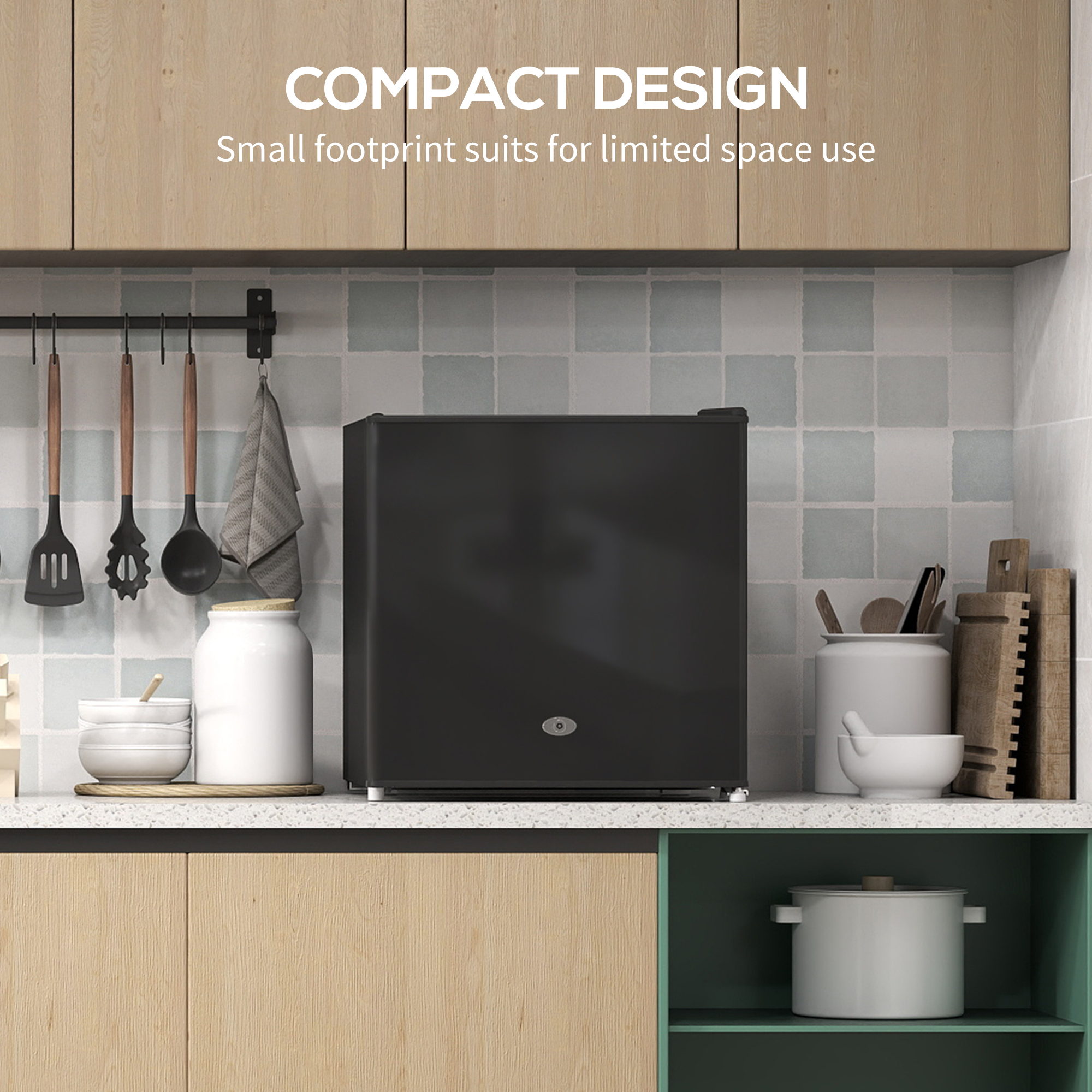 35 Liter Mini Freezer - Black — image 8