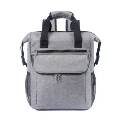 Waterproof Backpack Picnic Bag Insulation - Grey - View 1