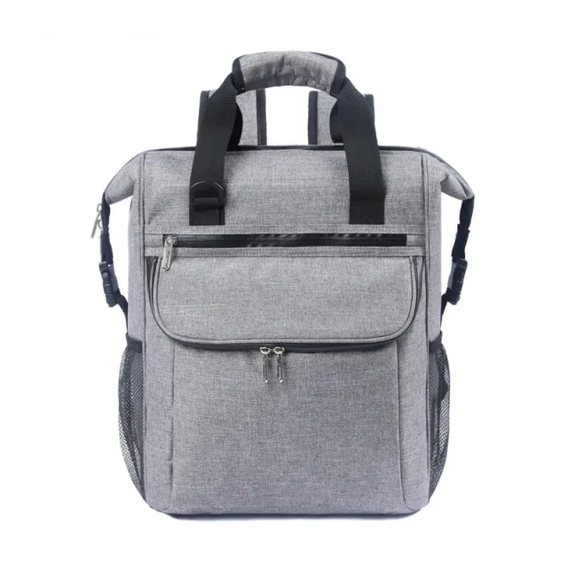 Waterproof Backpack Picnic Bag Insulation Grey - Shop at LoveMi